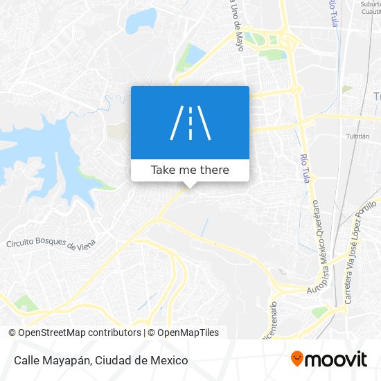 Calle Mayapán map