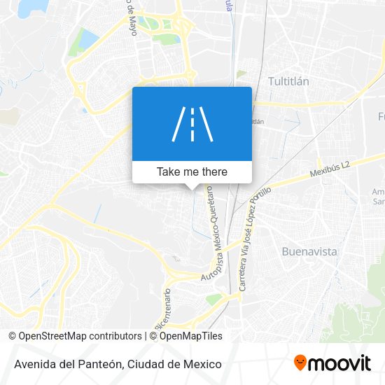 Mapa de Avenida del Panteón