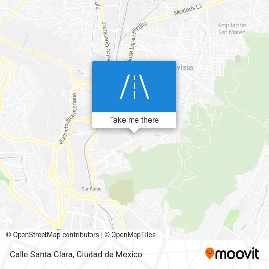 Mapa de Calle Santa Clara