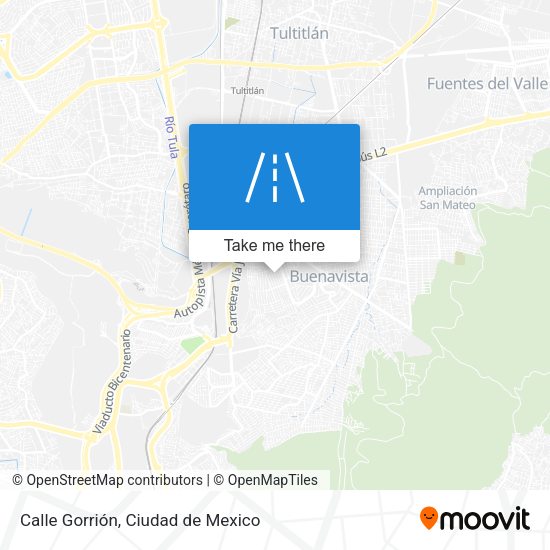 Calle Gorrión map