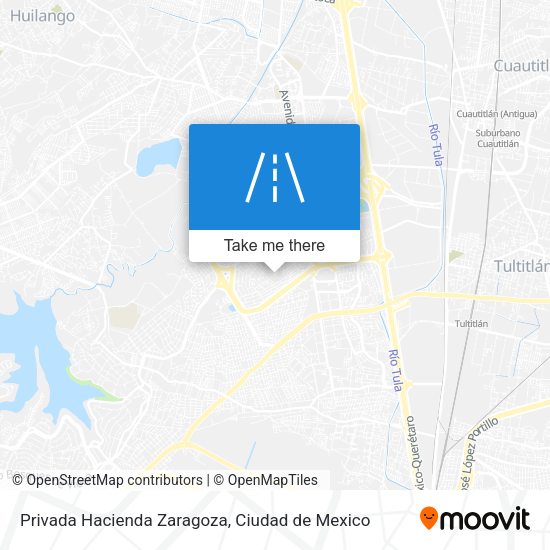 Privada Hacienda Zaragoza map