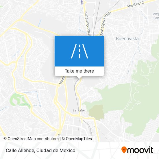 Calle Allende map