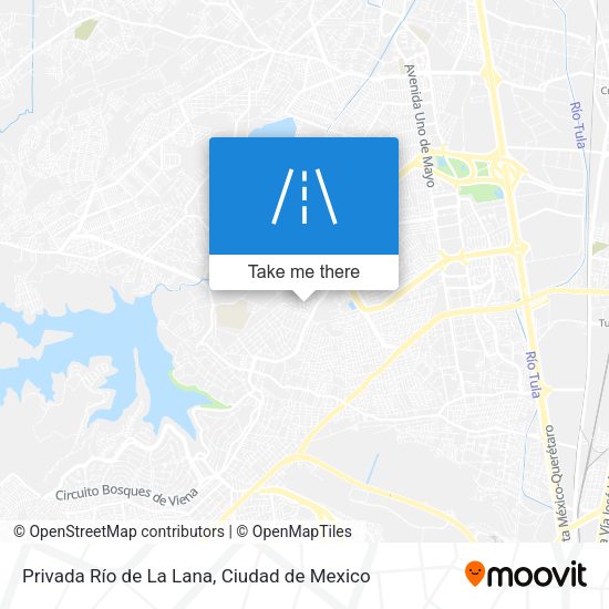 Privada Río de La Lana map