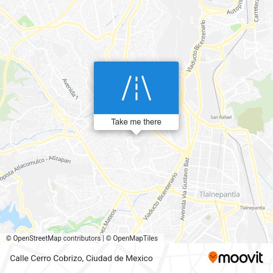 Calle Cerro Cobrizo map