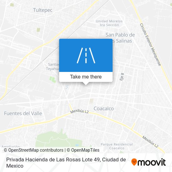 Privada Hacienda de Las Rosas Lote 49 map