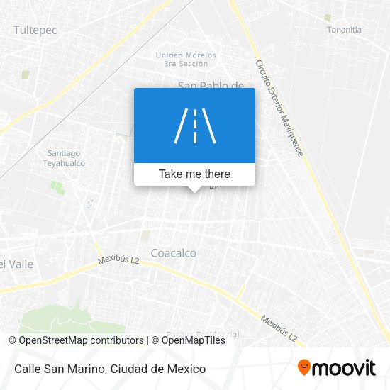 Mapa de Calle San Marino
