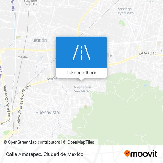 Calle Amatepec map