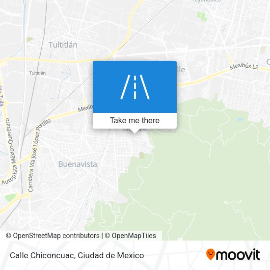 Calle Chiconcuac map