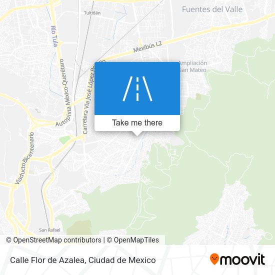 Calle Flor de Azalea map