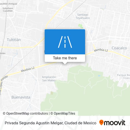 Privada Segunda Agustín Melgar map
