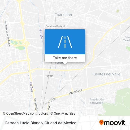 Mapa de Cerrada Lucio Blanco
