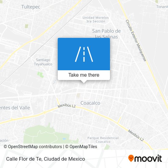 Mapa de Calle Flor de Te