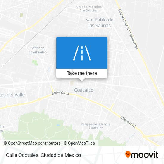 Mapa de Calle Ocotales