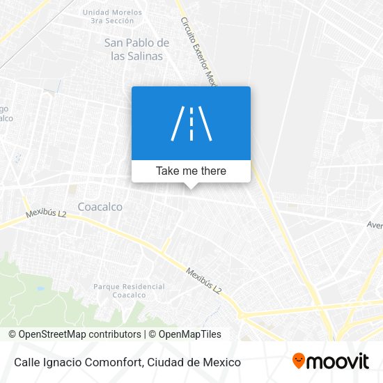 Calle Ignacio Comonfort map