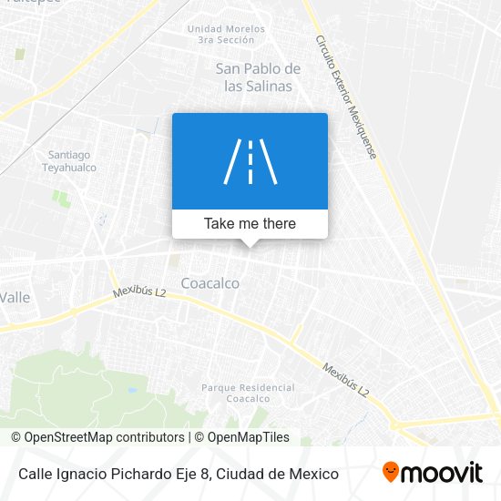 Mapa de Calle Ignacio Pichardo Eje 8