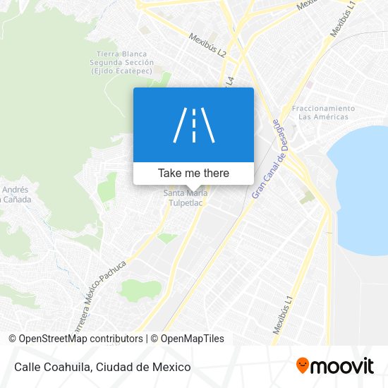 Mapa de Calle Coahuila