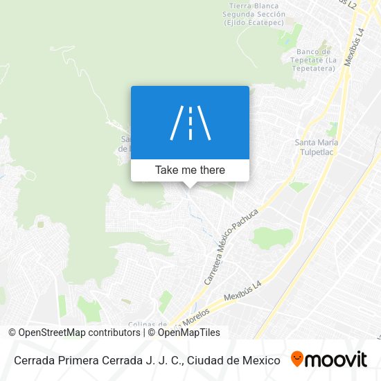 Cerrada Primera Cerrada J. J. C. map