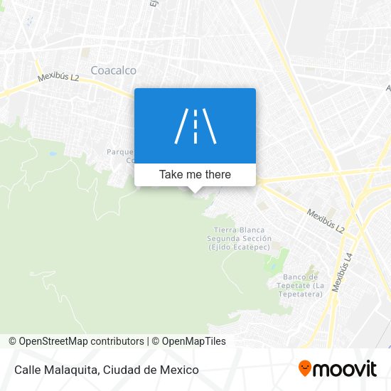 Mapa de Calle Malaquita