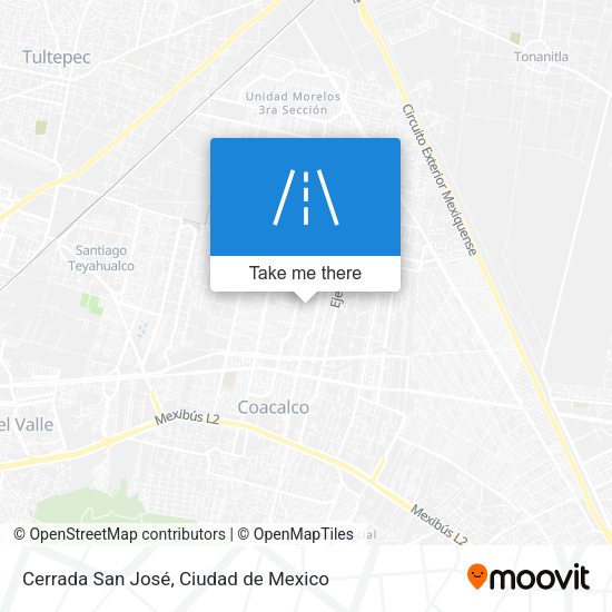 Cerrada San José map