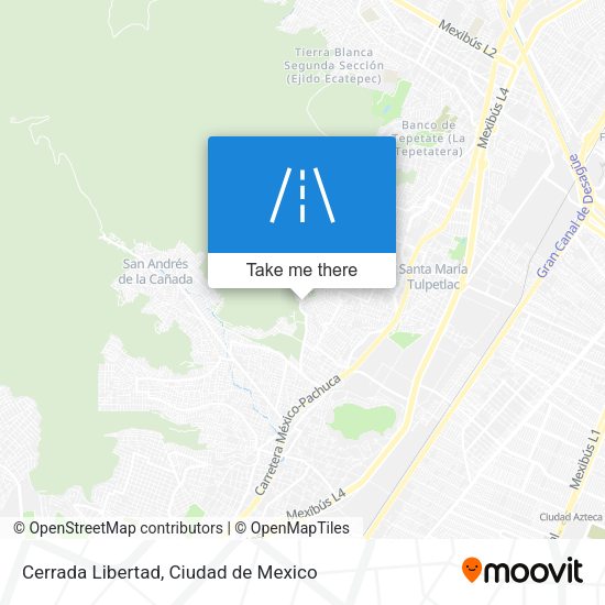 Cerrada Libertad map