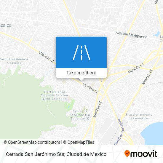 Cerrada San Jerónimo Sur map