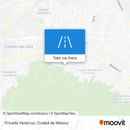 Privada Veracruz map
