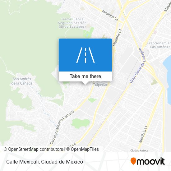 Calle Mexicali map