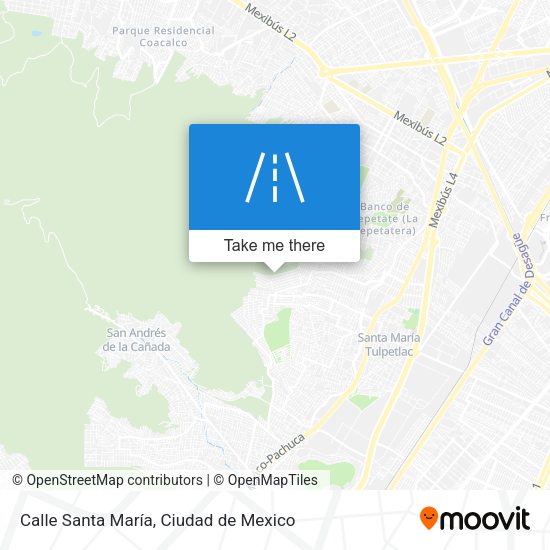 Calle Santa María map