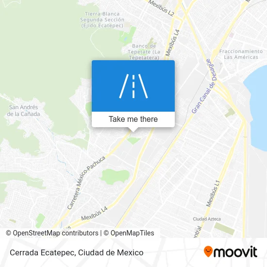 Cerrada Ecatepec map