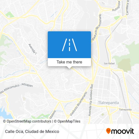 Mapa de Calle Oca