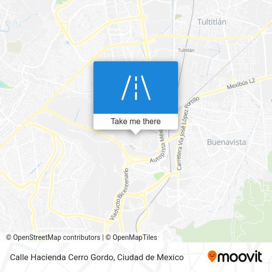 Calle Hacienda Cerro Gordo map