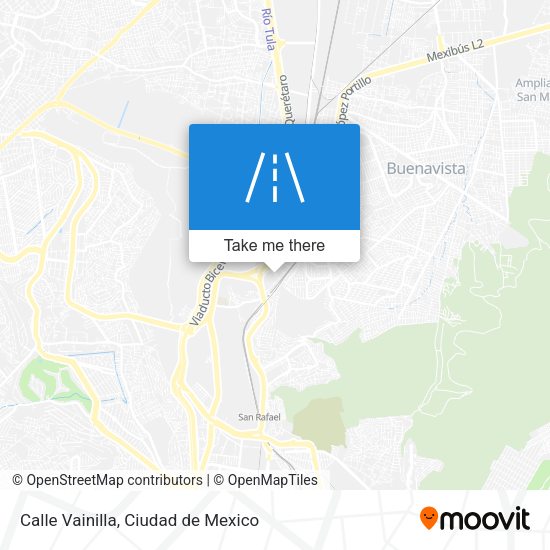 Calle Vainilla map