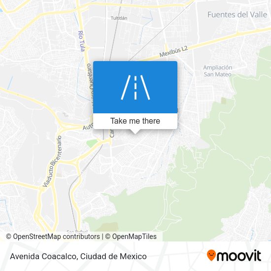 Avenida Coacalco map