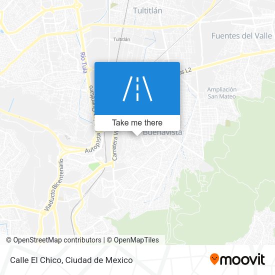Calle El Chico map