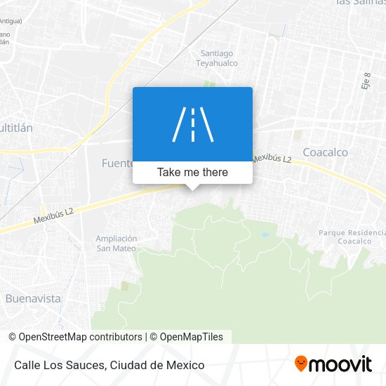 Calle Los Sauces map