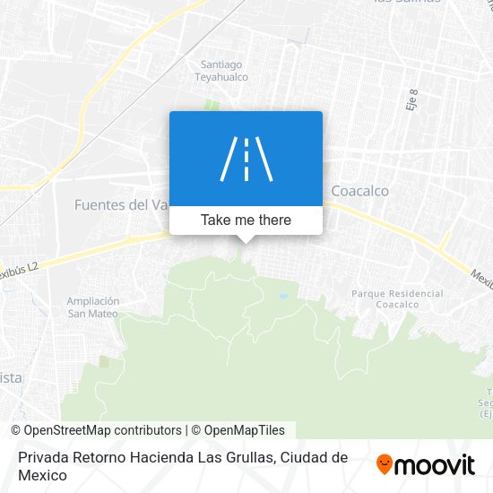 Privada Retorno Hacienda Las Grullas map