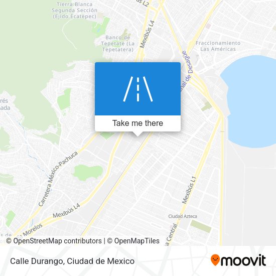 Calle Durango map