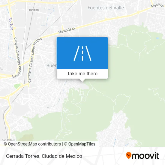 Cerrada Torres map