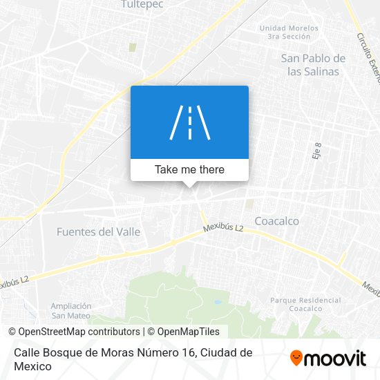 Mapa de Calle Bosque de Moras Número 16
