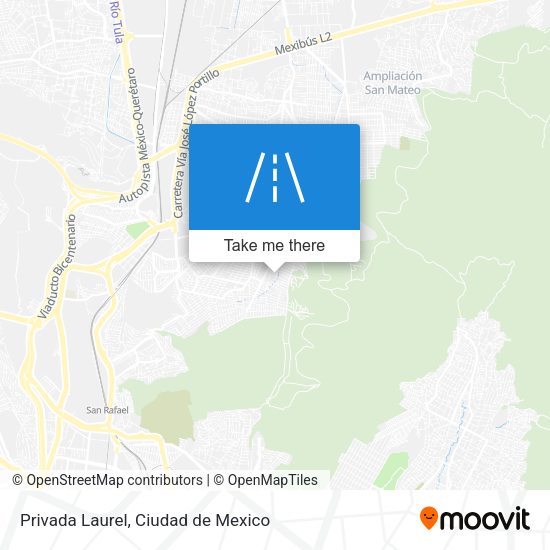 Mapa de Privada Laurel