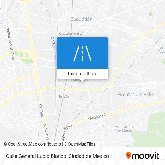 Calle General Lucio Blanco map