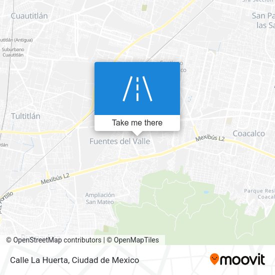 Calle La Huerta map