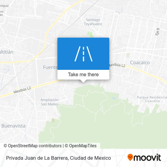 Privada Juan de La Barrera map