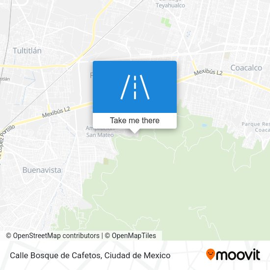 Calle Bosque de Cafetos map