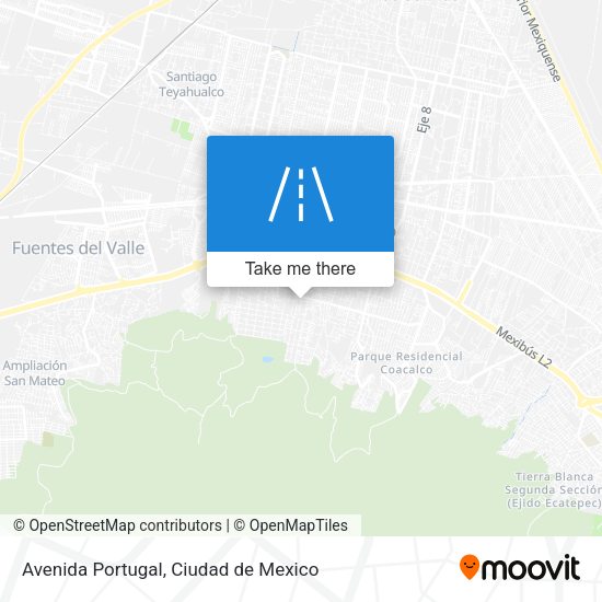 Avenida Portugal map