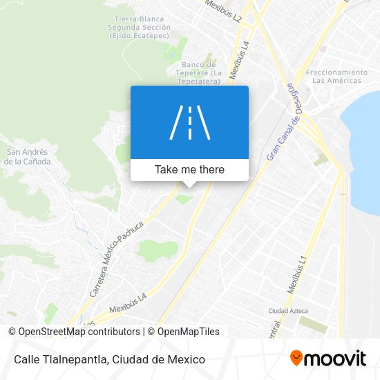 Calle Tlalnepantla map