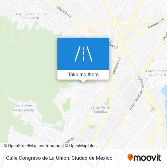 Mapa de Calle Congreso de La Unión