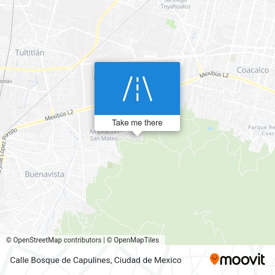 Calle Bosque de Capulines map
