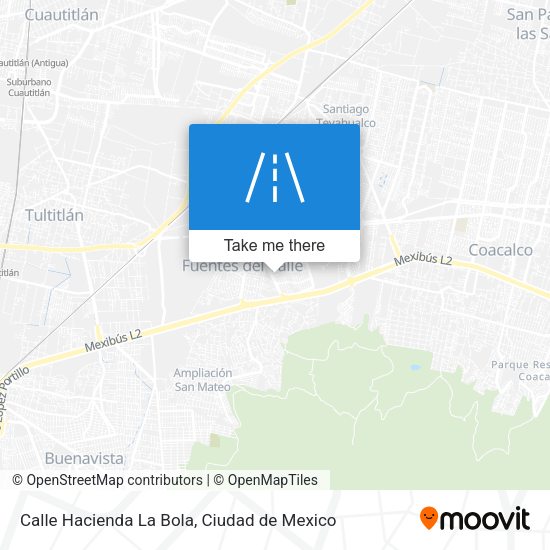 Calle Hacienda La Bola map