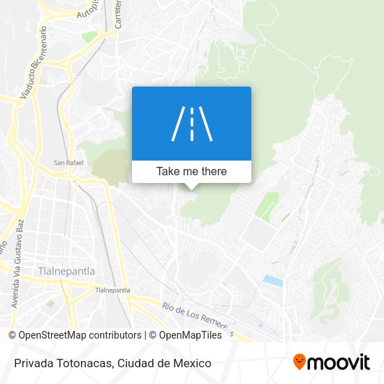 Mapa de Privada Totonacas